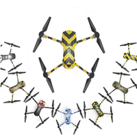 Autocollant en PVC imperméable à leau de rcgeek rc corps de contrôle à distance complet pour DJI Mavic 2 Pro / Zoom