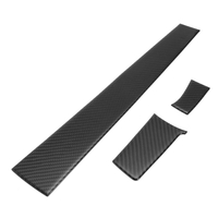 Autocollant intérieur en fibre de carbone pour garniture de tableau de bord pour Honda Civic 2016 2017