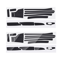 Autocollant intérieur en fibre de carbone vinyle pour BMW X3 X4 2012-2017