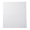 Autocollant mural 3D Panneaux muraux auto-adhésifs Papier peint blanc en mousse PE imperméable
