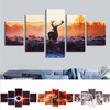 Autocollant mural décoratif de peinture moderne sans cadre monté image Home Decor
