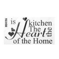 Autocollant mural de cuisine Cuisine café autocollants en vinyle papier peint Stickers muraux pour la décoration de la m