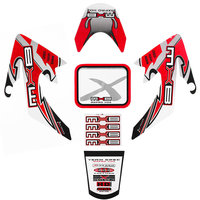 Autocollants 3D de moto pour Honda CRF50 petit protecteur de vol Eagle
