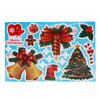 Autocollants de noël amovibles fonds décran bricolage décalcomanie décorative porte fenêtre autocollants flocon de