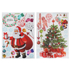Autocollants de noël fonds décran bricolage mur décoratif autocollant porte fenêtre autocollants père noël arbre de