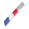 Autocollants en aluminium de voiture en aluminium Fender de drapeau national / insigne demblème de tronc
