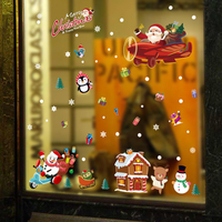Autocollants muraux amovibles pour la décoration de Noël de Miico SK9245