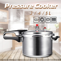 Autocuiseur en aluminium de qualité commerciale 3/4/6, 3 litres 3 outils de cuisine de style