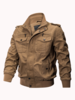 Automne pour Plein Air Coton Lavé Tactique Grande Taille XS-4XL Epualet Vestes Militaires Hommes