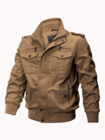 Automne pour Plein Air Coton Lavé Tactique Grande Taille XS-4XL Epualet Vestes Militaires Hommes