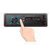 Autoradio Bluetooth Lecteur MP3 1 DIN dans le tableau de bord 12V Audio stéréo FM USB / WMA / FLAC