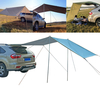 Auvent latéral de voiture auvent imperméable de tente sur le toit résistant aux UV pour les voyages de camping en plein