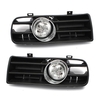 Avant de la voiture lampe de feu de brouillard calandre pour VW Golf 1998-2005 noire