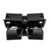 Avant de voiture lunettes de soleil étui boîte organisateur titulaire boîte de rangement en plastique pour BMW X5 X6 F15