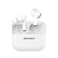 Awei TA1 ANC Active suppression du bruit TWS écouteurs écouteurs bluetooth 5.0 sans fil HiFi basse casque de jeu stéréo