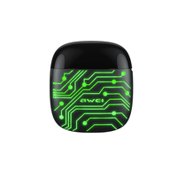 AWEI T28 Pro TWS Bluetooth 5.1 Écouteurs Stéréo Basse AAC Son 13 mm Unités dentraînement 30 ms Mode de jeu à faible