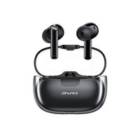 AWEI T52 TWS Bluetooth 5.3 Écouteurs HiFi Stéréo Basses Profondes Son Surround 10mm Bobines Mobiles DNS Appel Nosie Annu