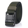 AWMN 125 cm boucle magnétique sans poinçon ceinture tactique à dégagement rapide Nylon ceinture de loisirs pour hommes f