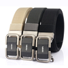 AWMN hommes 125 CM Nylon ceinture tactique loisirs de plein air toile ceintures de taille avec boucle en alliage automat
