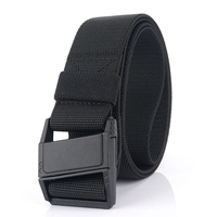 AWMN Nylon Ceinture tactique 125x3.8cm Boucle magnétique Ceinture robuste à dégagement rapide