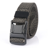 AWMN Nylon Ceinture tactique 125x3.8cm Ceinture à boucle en métal à libération rapide robuste
