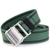 AWMN S02 125 cm Argent Boucle Hommes Femmes Camouflage Militaire Tactique Ceinture Pantalon Toile Tissu Ceinture