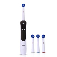 AZDENT AZ-2 Pro brosse à dents rotative électrique Batterie Type pas de brosse à dents Rechargeable adultes avec 4 têtes