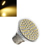 B22 4.5W 240LM Blanc Chaud 60 SMD 3528 LED Ampoule Spotlightt 220-240V
