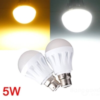 B22 5W 18 LED 3014 SMD lampe de lumière à bulbe blanc 220-240v blanc / chaud