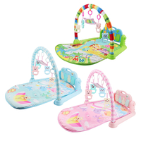 Baby Infant Gym Tapis de Fitness Tapis Musique Fun Piano Pédale Jouets Éducatifs