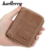 Baellerry Men Faux Leather Multi-card Zipper Wallet Drivers License Card Bag
