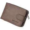 Baellerry Portefeuille zippé multi-cartes en similicuir pour hommes