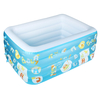 Baignoire gonflable de bébé de piscine de 47/59/71 pouces 4 couches avec des accessoires de 19 pièces