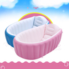 Baignoire gonflable portative pour le pliage épaississant de bain de bébé denfant de bébés