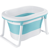 Baignoire pliable pour bébé,  piscine,  seau de bain en plastique pour enfants,  grande baignoire pliante