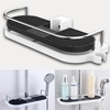 Baignoire Serviette Plateau Maison Simple Tier Shampooing Pomme de Douche Titulaire Salle De Bains Étagère Douche De Sto