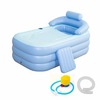 Baignoire gonflable pliable 160x84x64cm Baignoire adulte en PVC avec pompe à air