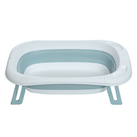 Baignoires portatives pour bébé Baignoire de sécurité pliante pour bébé nouveau-né
