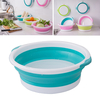 Baignoire à vaisselle ronde pliable en plastique en option de 4 tailles,  bassin de lavage portable pour les pieds à la m