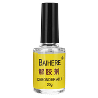 BAIHERE 20g Colle Debonder Dissolvant Dispergator Cleaner pour Adhésif Instantané 502 Colle à Ongles Super Glue