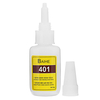 BAIHERE 401 Colle à séchage rapide haute résistance Adhésif fort instantané Haute température Basse floraison 20g