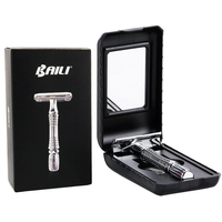 BAILI BT171 Mise à niveau rasoir manuel pour hommes Rasage humide Lame de sécurité Rasoir Poignée Barber Soins des cheve