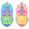 BAJEAL G1 souris de jeu filaire 8000DPI 7 boutons nid dabeille creux rétro-éclairage rvb bureau à domicile souris d