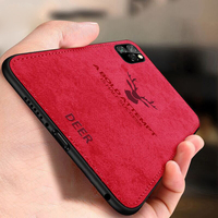 BAKEEY - Étui de protection antichoc en toile de cerf pour iPhone 11 Pro Max 6, 5 pouces