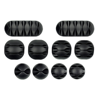 Bakeey 10 pièces / ensemble pur Soft TPR organisateur de fil de bureau arrangement soigné casque USB chargeur ordinateur
