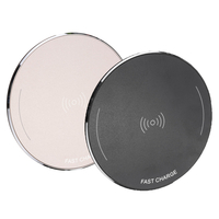 Bakeey 10 W Métal Gommage QI Sans Fil Rapide Charge Chargeur Pad Pour iPhoneX 8/8 Plus Samsung S8 iwatch 3