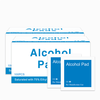Bakeey 100 Pcs 3 * 6 cm 75% Alcool Lingette Humide Jetable Désinfection Préparation Swap Pads Antiseptique Nettoyage De