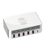 Bakeey 100W 6 ports USB PD Chargeur PD3.0 QC3.0 LED Station de charge de bureau à affichage numérique avec chargeur sans