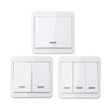 Bakeey 10A RF 433 Mhz sans fil Wifi télécommande Smart Switch Panel Dual Control Light Button interrupteur à bascule pou