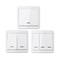 Bakeey 10A RF 433 Mhz sans fil Wifi télécommande Smart Switch Panel Dual Control Light Button interrupteur à bascule pou